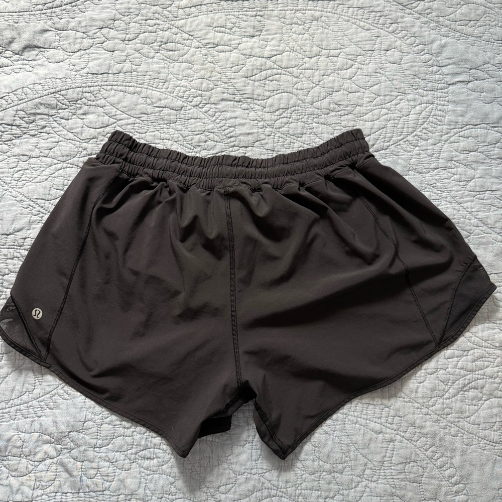 Lululemon Athletica Black Hotty Hot Shorts